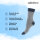 Celodoro Damen Süße Eco Socken (10 Paar), Motiv Socken aus regenerativer Baumwolle - Princess Blue 35-38