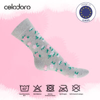 Celodoro Damen Süße Eco Socken (10 Paar), Motiv Socken aus regenerativer Baumwolle - Classic Mix 35-38
