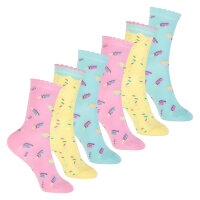 Footstar Bunte Baumwoll Socken für Kinder (6er Pack)...
