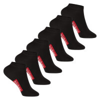 kicker Kinder Sneaker Socken (6 Paar) Schwarz 27-30