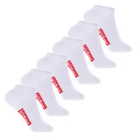 kicker Kinder Sneaker Socken (6 Paar) Weiß 31-34