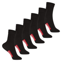 kicker Kinder Socken (6 Paar) Schwarz 27-30
