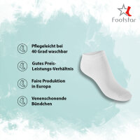 Footstar Herren & Damen Sneaker Socken (20 Paar)...