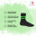 Footstar Herren & Damen Baumwollsocken (8 Paar) Socken im Neon Look - Sport Schwarz 35-38