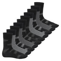 Footstar Herren Motiv Socken (10 Paar) Baumwoll Socken mit Mustern - Grey Mix 39-42