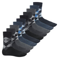 Footstar Herren Motiv Socken (10 Paar) Baumwoll Socken...
