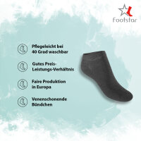 Footstar Herren & Damen Sneaker Socken (10 Paar)...