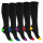 Footstar Kinder Baumwoll Kniestrümpfe (5 Paar) mit abgesetzter Ferse und Spitze - Funfarben 35-38
