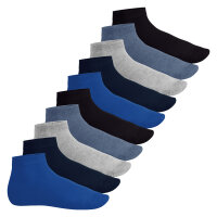Footstar Herren & Damen Kurzschaft Socken (10 Paar) -...