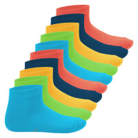 Footstar Kinder Kurzschaft Socken (10 Paar) - Sneak it! -...