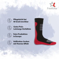 Footstar Herren Wintersocken Socken Frottee mit Thermo Effekt 6er Pack