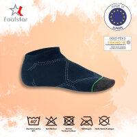 Footstar Herren & Damen Sneaker Socken (8 Paar), Kurze Sportsocken im Neon Look - Neon Muster 39-42