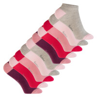 Footstar Kinder Baumwoll Sneaker Socken (10 Paar) mit...