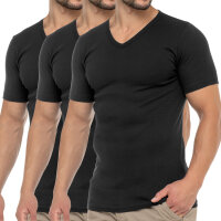 Celodoro Herren Business T-Shirt V-Neck (3er Pack) -...