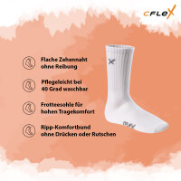 CFLEX Lifestyle Damen & Herren Crew Socks (6 Paar) -...