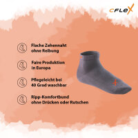 CFLEX Lifestyle Herren & Damen Kurzschaft Socken (6...