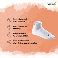 CFLEX Lifestyle Herren & Damen Kurzschaft Socken (6...