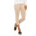 Celodoro Damen Leggings (3/4 Capri), Stretch-Jersey Hose aus Baumwolle - Beige L