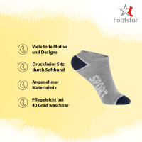 Footstar Kinder Sneaker Socken (8 Paar) Bunte Kurzsocken...