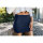 CFLEX Damen Variotube-Nierenwärmer, Shirtverlängerung, Minirock aus Baumwolle - Navy M-L