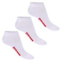 kicker Damen & Herren Sneaker Socken (3 Paar) - Weiß 35-38