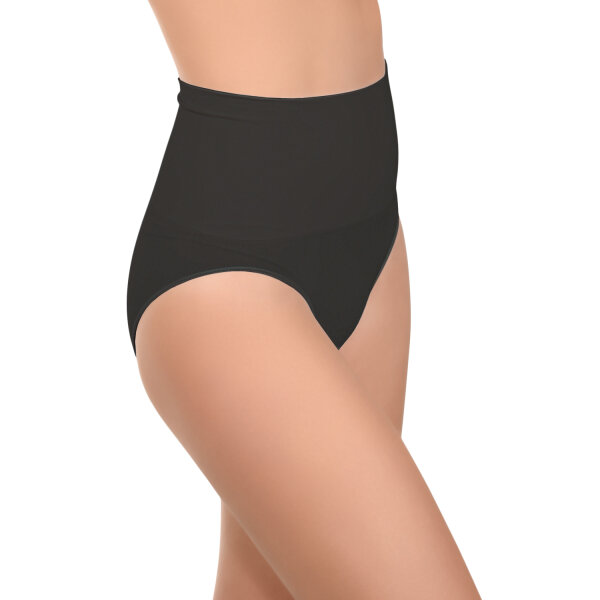 Celodoro Damen Form-Slip - Seamless Unterhose mit Shaping-Effekt - Schwarz L