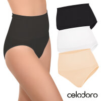 Celodoro Damen Form-Slip - Seamless Unterhose mit...