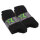 Footstar Herren & Damen Baumwollsocken (8 Paar) Socken im Neon Look - Schwarz 35-38