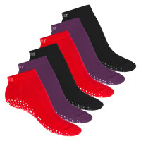 Celodoro Damen Pilates & Yoga Sneaker Socken (6 Paar)...