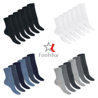 Footstar Damen & Herren Gesundheits Socken (6 Paar)...