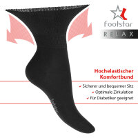Footstar Damen & Herren Gesundheits Socken (6 Paar)...