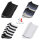 Footstar Damen & Herren Motiv Sneaker Socken (10 Paar) Kurzsocken mit Streifen - Sneak It!