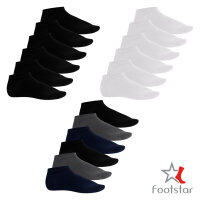 Footstar Herren Bambus Sneaker Socken (6 Paar) Kurze...