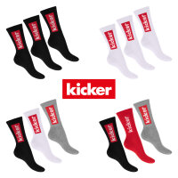 kicker Crew Socks für Damen und Herren