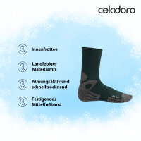 Celodoro Damen und Herren Trekking-Socken (4 Paar),...