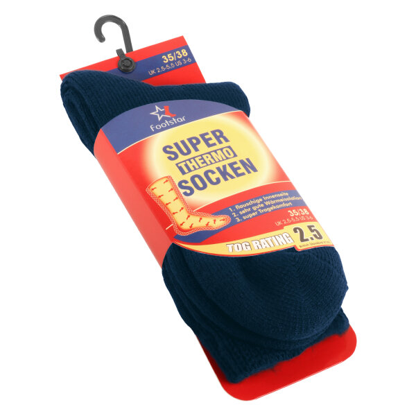 1 Paar Extra Thermo Winter Socken schwarz, 8,95 €